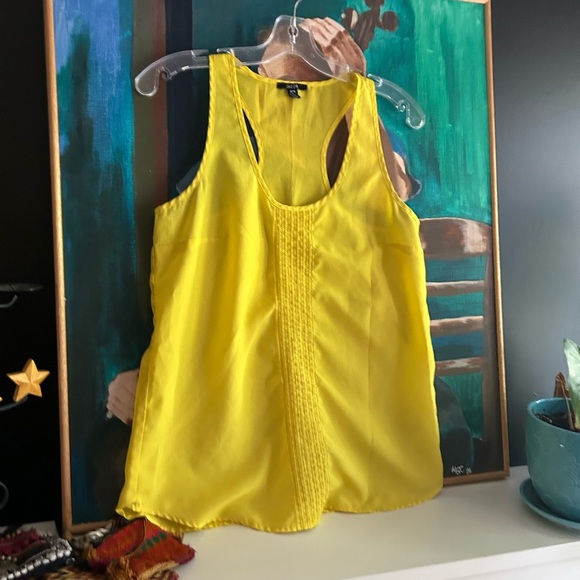 Jacob Sunny Yellow Women's Tank Top M - Picture 3 of 16
